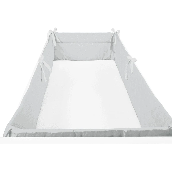 SONNE Rundumnestchen Uni 32x420cm Grau 3 SONNE Rundumnestchen Uni 32x420cm Grau